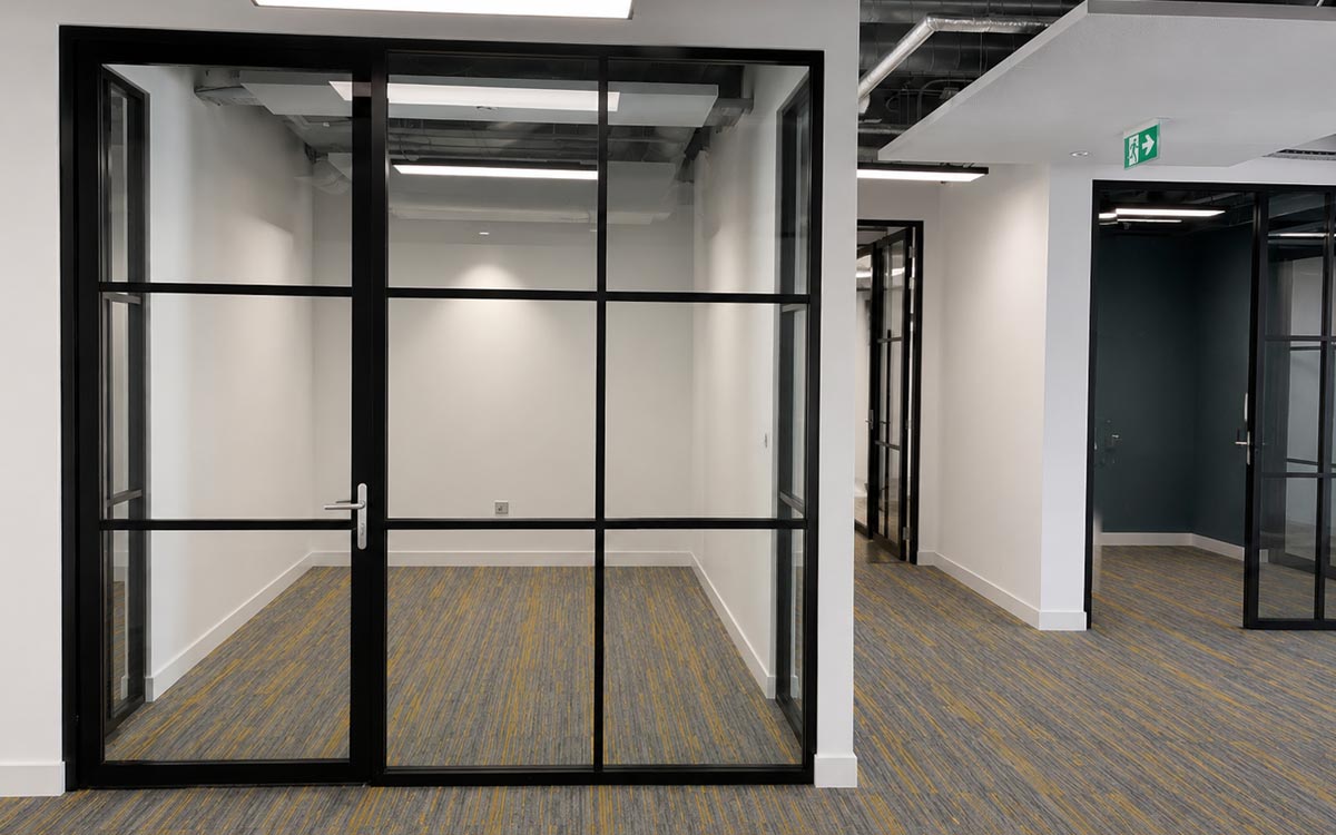 50 Eastbourne Terrace - London - Double Glazed Partitions - Clear Partitions