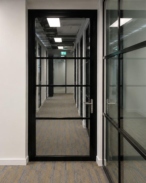 50 Eastbourne Terrace - London - Double Glazed Partitions - Clear Partitions