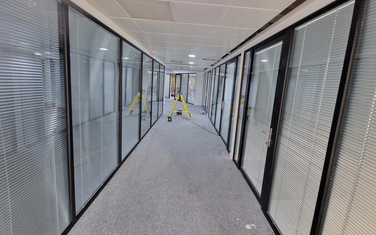 Angela Hamlin Healthcare - Double Glazed Partitions - Clear Partitions