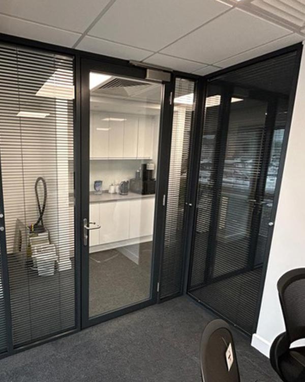 Commercial Glass Partitions - London - Clear Partitions