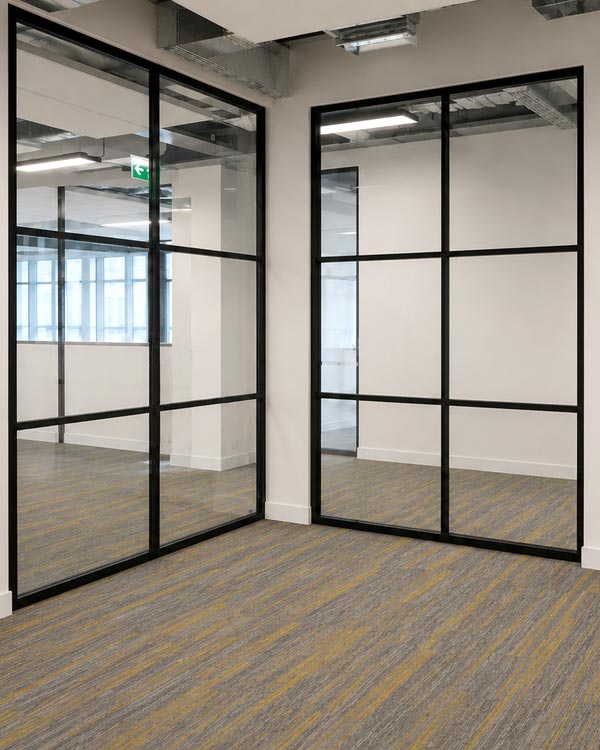 Fire Rated Glass Partitions - London - Clear Partitions
