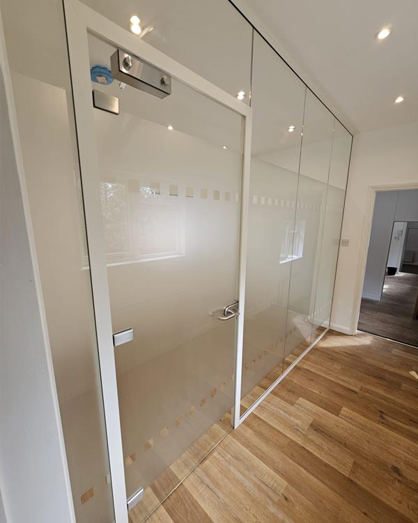 Glass Home Office - London - Clear Partitions