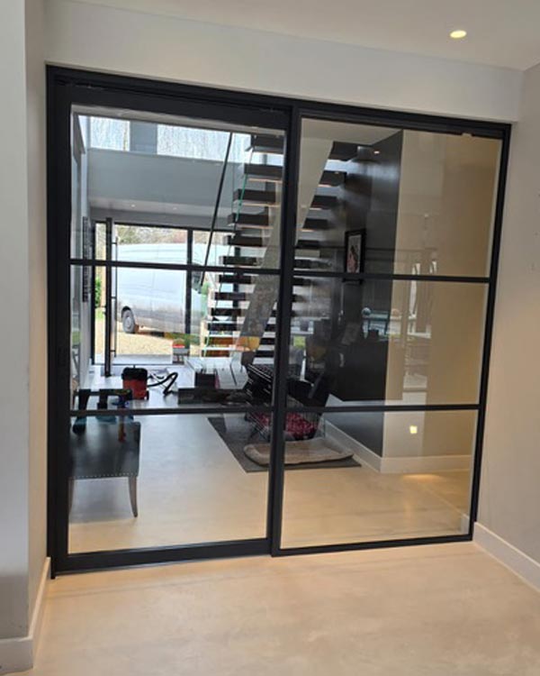 Glass Room Dividers - London - Clear Partitions