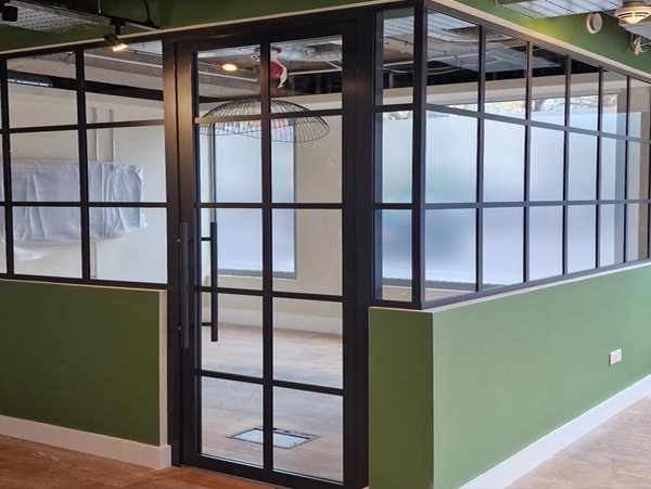 Office Glass Partitions - London - Clear Partitions