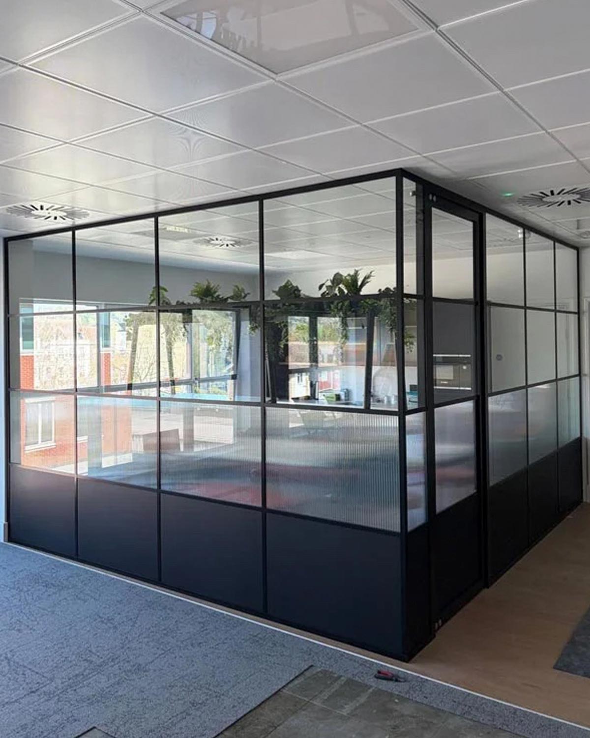 Office Glass Partitions - Glass Partitioning - Manchester - Clear Partitions