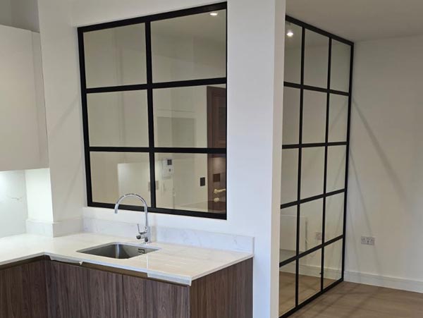 Residential Glass Partitions - London - Clear Partitions