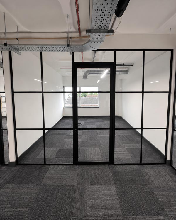The Place Bridge Avenue - Single Glazed Partitions - Clear Partitions