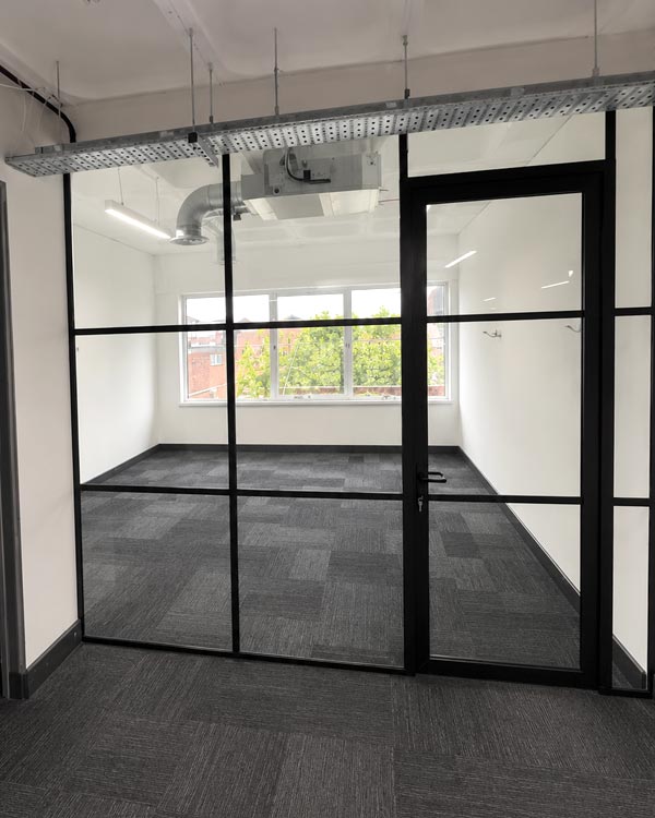 The Place Bridge Avenue - Single Glazed Partitions - Clear Partitions