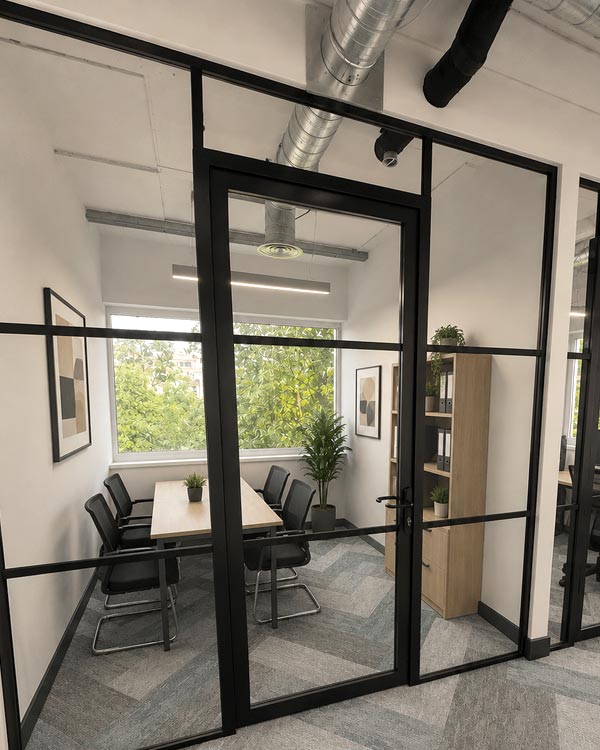 The Place Bridge Avenue - Single Glazed Partitions - Clear Partitions
